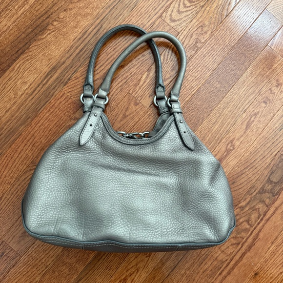 Cole Haan pewter handbag, great condition - Picture 2 of 2